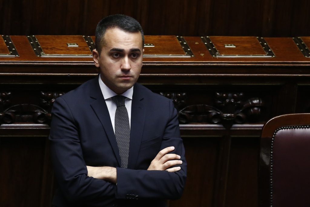 Foto Vincenzo Livieri - LaPresse 15-10-2019 - Roma Politica Camera dei Deputati. Informativa del Ministro degli Esteri Luigi Di Maio sull’intervento della Turchia in Kurdistan. Nella foto Luigi Di Maio Photo Vincenzo Livieri - LaPresse 15-10-2019 Rome Politics Chamber of Deputies. Foreign Minister Luigi Di Maio refers on Turkey's intervention in Kurdistan. In the picture Luigi Di Maio